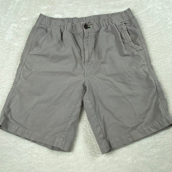 Orvis Other - Orvis Pima Cotton Shorts Elastic Waist Casual‎ Comfort Fit Gray Size 32